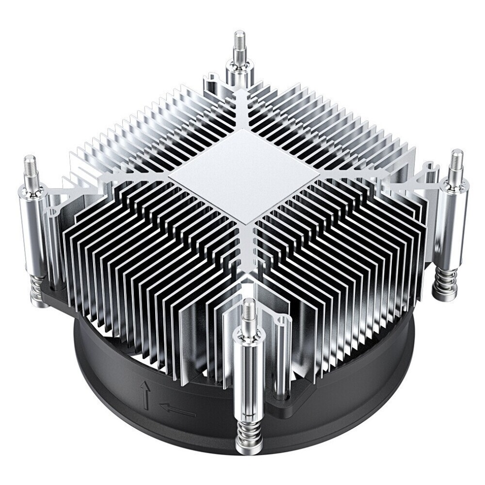 Кулер для процессора DEEPCOOL CK-11508 V2 черный, 92 мм, алюминий, 2200 об/мин, 25 дБ, 3 pin, 65 Вт,