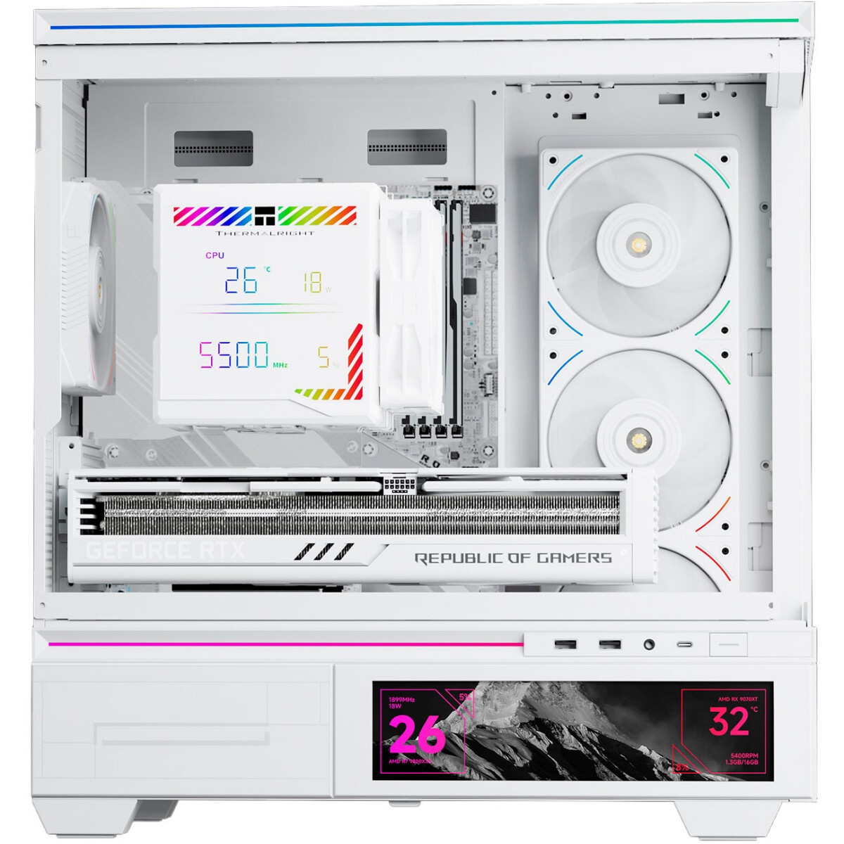 Кулер для процессора DeepCool AS500 PLUS (R-AS500-BKNLMP-G) (4pin, 1155/1200/2011/2066/AM4-FM2, 500-