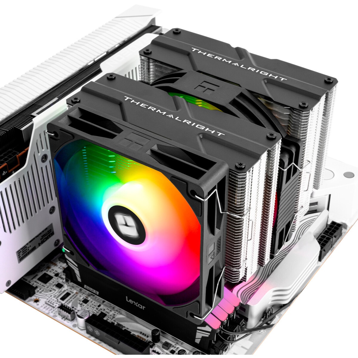 Кулер для процессора DeepCool AS500 PLUS (R-AS500-BKNLMP-G) (4pin, 1155/1200/2011/2066/AM4-FM2, 500-