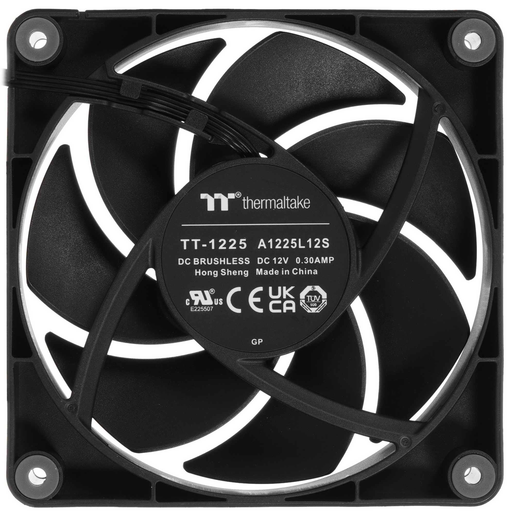 Комплект вентиляторов для корпуса Thermaltake CT120 (2 шт.) черный, 120 мм, 2000 об/мин, 25.8 дБ, 4