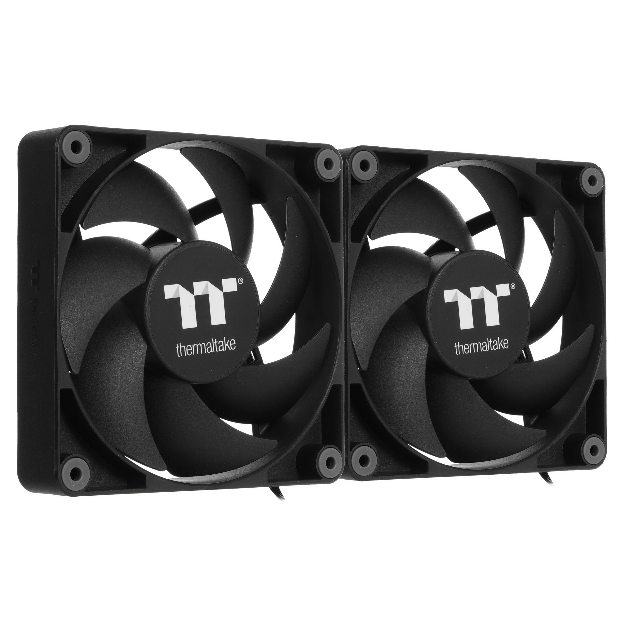 Комплект вентиляторов для корпуса Thermaltake CT120 (2 шт.) черный, 120 мм, 2000 об/мин, 25.8 дБ, 4