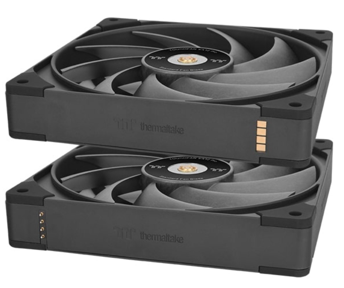 Комплект вентиляторов для корпуса Thermaltake TOUGHFAN EX12 Pro (3 шт.) черный, 120 мм, 2000 об/мин,