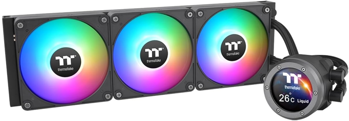 Система водяного охлаждения Thermaltake TH420 V2 Ultra EX ARGB Soc-AM5/AM4/1151/1200/1700 черный 4-p