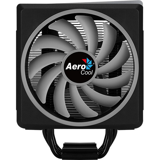 Кулер для процессора AeroCool / Formula Cylon 4F черный, 120 мм, алюминий/медь, 1800 об/мин, 26 дБ,