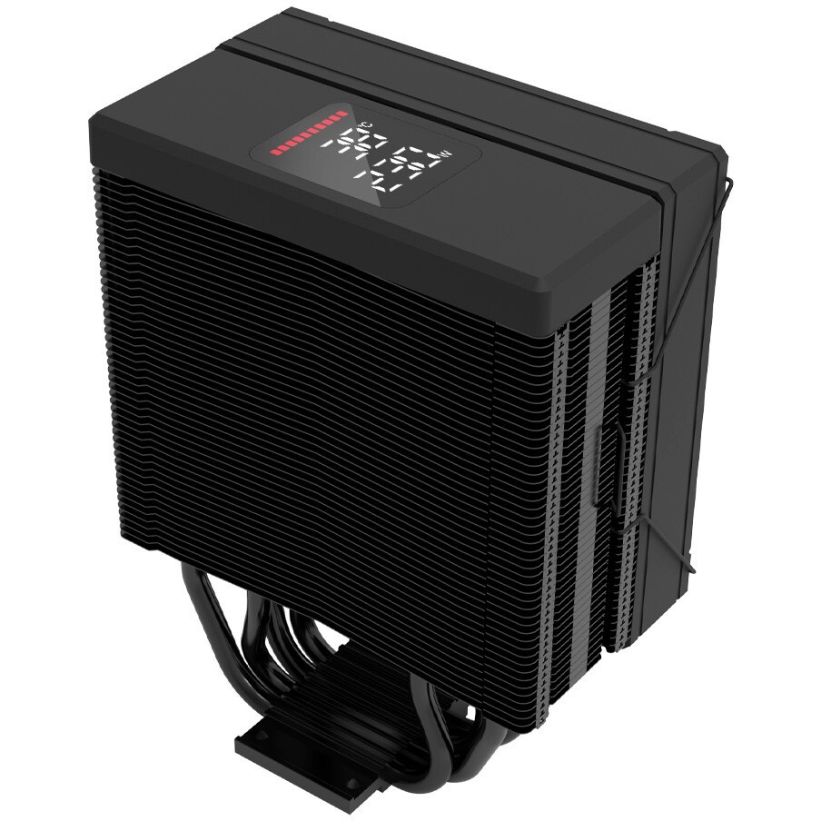 Кулер для процессора AeroCool / Formula Cylon 4F черный, 120 мм, алюминий/медь, 1800 об/мин, 26 дБ,