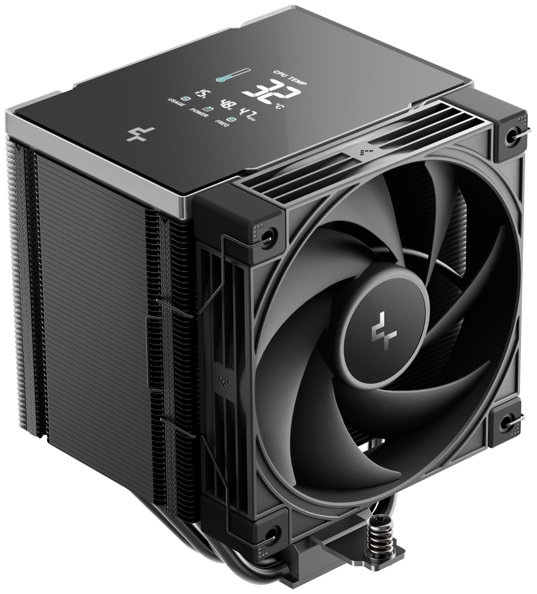 Кулер для процессора DEEPCOOL AK500 G2 DIGITAL NYX LGA1851/1700/1200/115X/AM5/AM4 (9шт/кор, TDP 240W