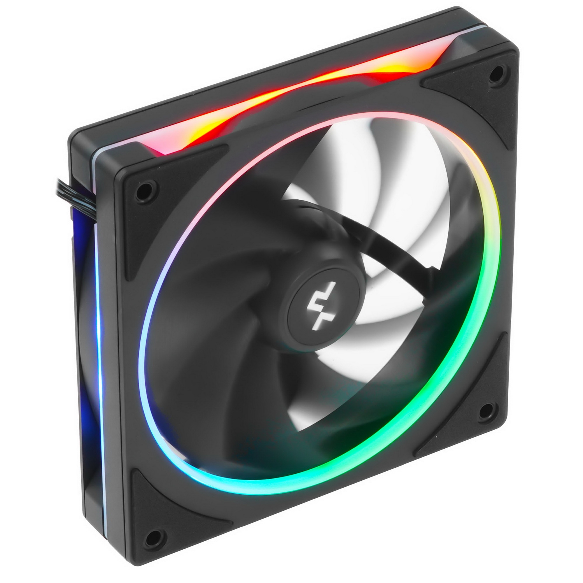 Вентилятор для корпуса Deepcool FL12 SE ARGB 120х120x25 черный 4-pin 28.67дБ (упак.:1шт) (R-FL12SE-B