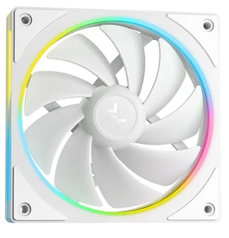 Система водяного охлаждения Deepcool LM240 WH ARGB Soc-AM5/AM4/1200/1700/1851 белый 4-pin 19-36dB Al