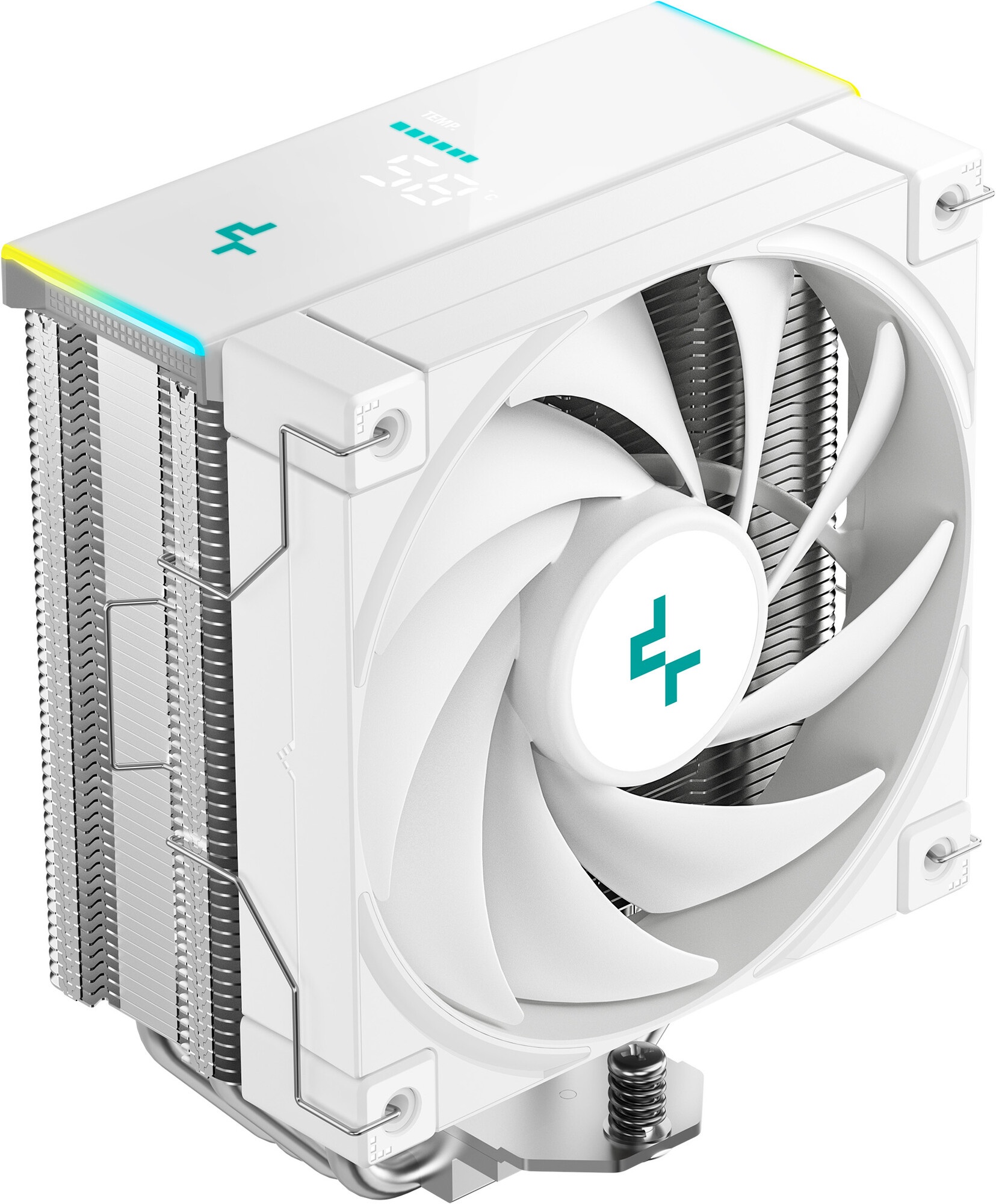 Устройство охлаждения(кулер) Deepcool AK400 Digital SE Wh ARGB Soc-AM5/AM4/1200/1700/1851 белый 4-pi