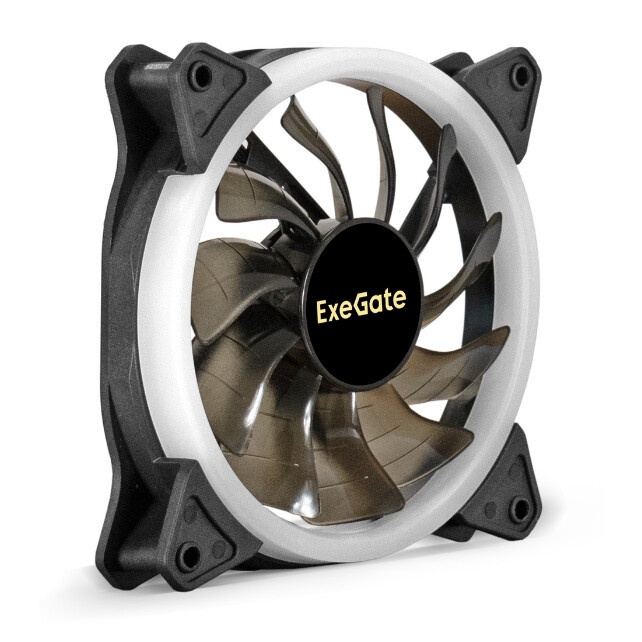 Вентилятор с подсветкой ExeGate EX12025H6PPRM-PWM.ARGB (120x120x25 мм, ARGB, Hydraulic bearing (гидр
