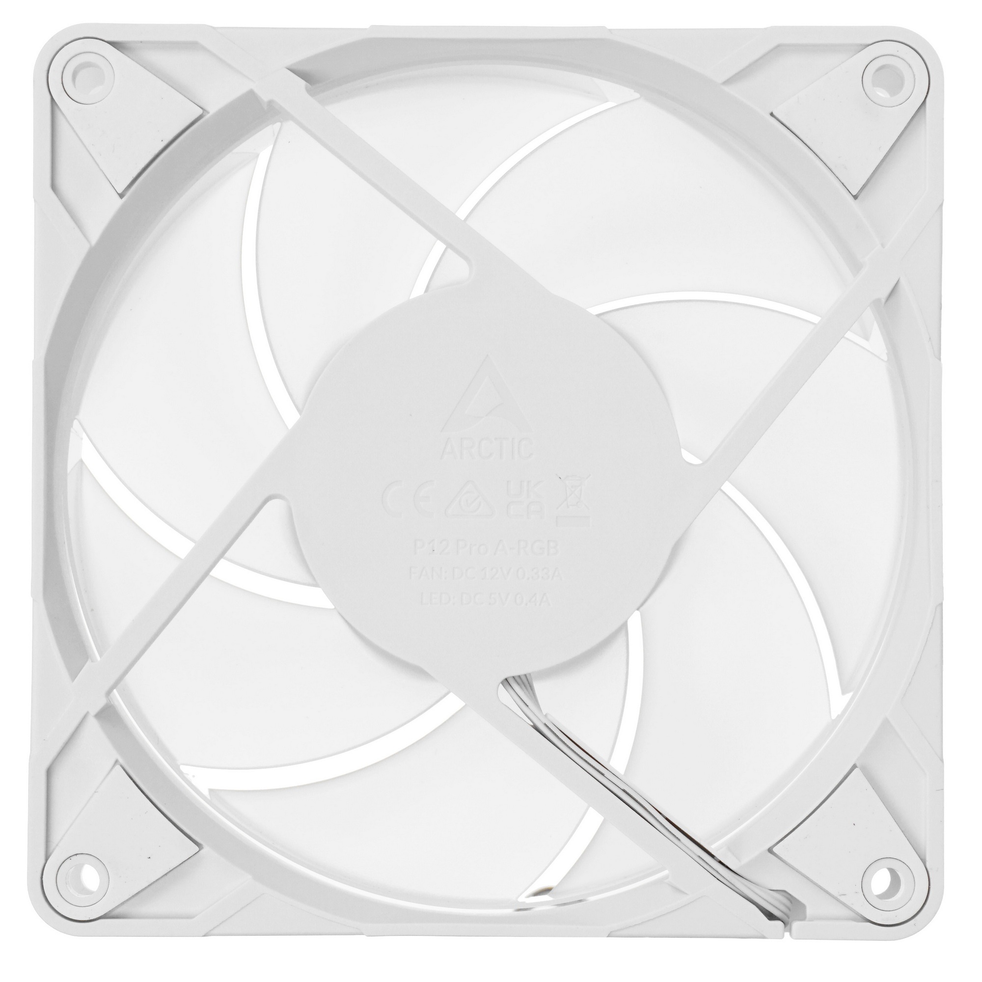 Вентилятор корпусной ARCTIC P12 Pro A-RGB (White) - retail (ACFAN00311A)