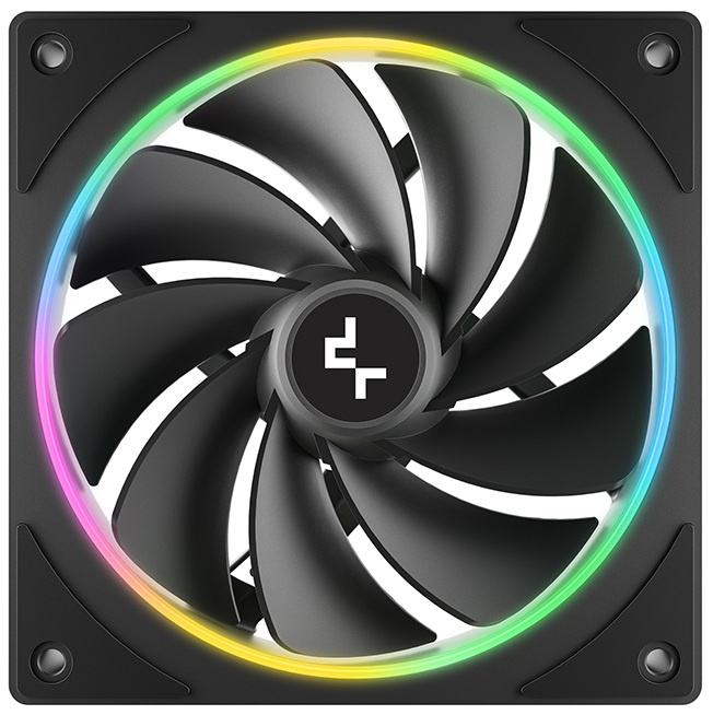 Вентилятор для корпуса Deepcool FL12R SE Reverse ARGB 120х120x25 черный 4-pin 28.67дБ (упак.:1шт) (R