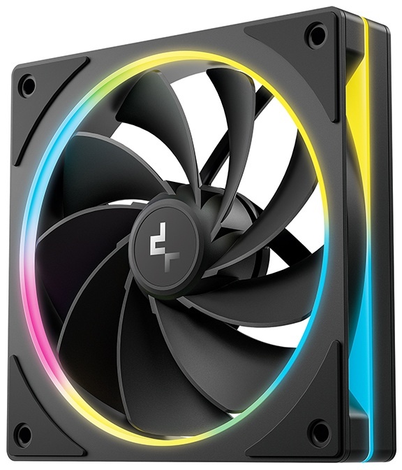 Вентилятор для корпуса Deepcool FL12R SE Reverse ARGB 120х120x25 черный 4-pin 28.67дБ (упак.:1шт) (R