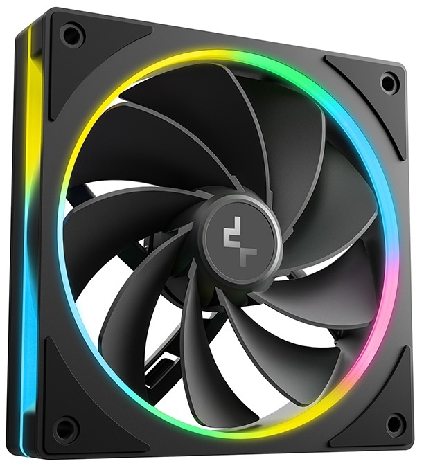 Вентилятор для корпуса Deepcool FL12R SE Reverse ARGB 120х120x25 черный 4-pin 28.67дБ (упак.:1шт) (R
