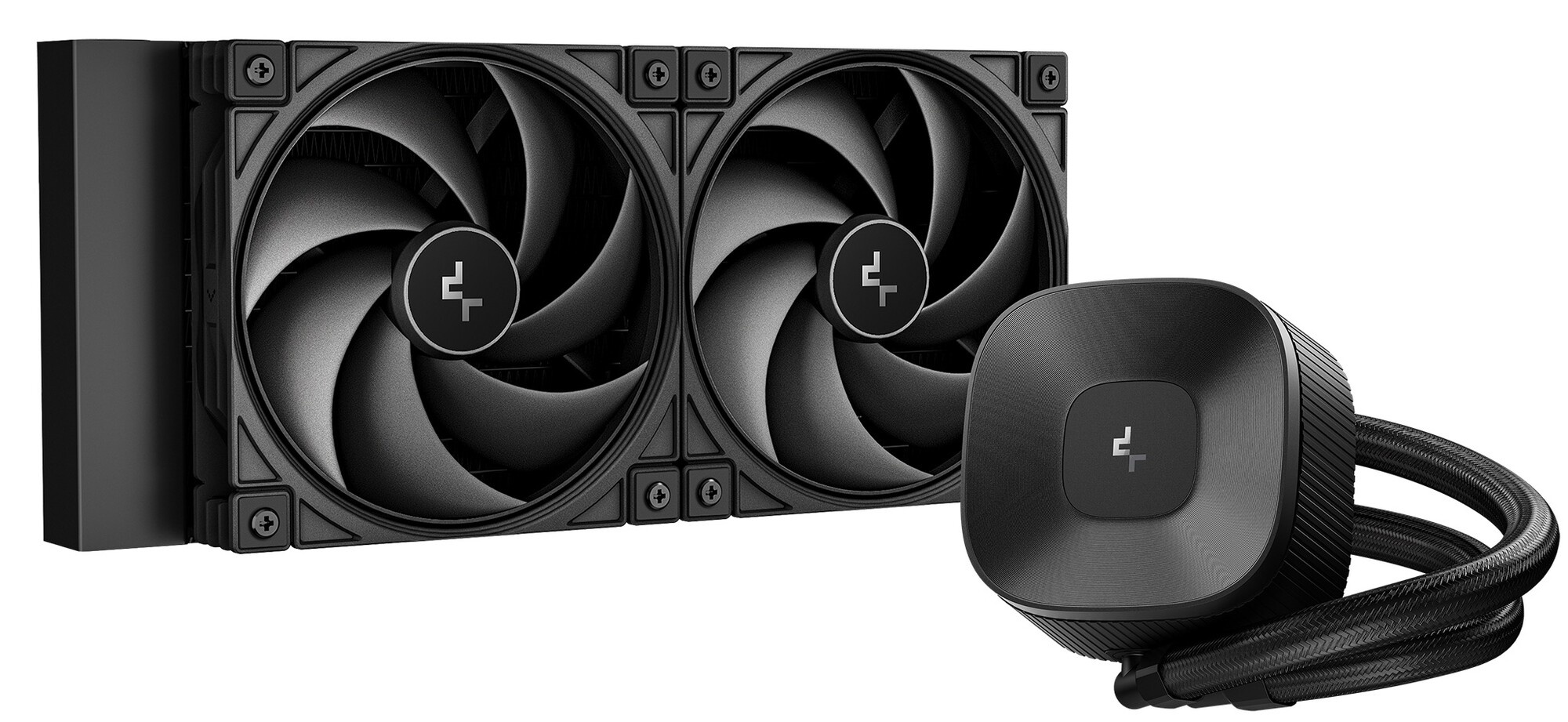 Система водяного охлаждения Deepcool LE240 V2 Zero Dark Soc-AM5/AM4/1200/1700/1851 черный 4-pin 28.2