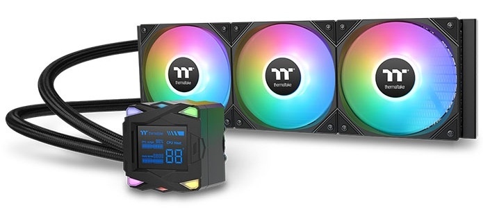 Система водяного охлаждения Thermaltake LA360-S ARGB Soc-AM5/AM4/1200/1700/1851 черный 4-pin 38.35dB