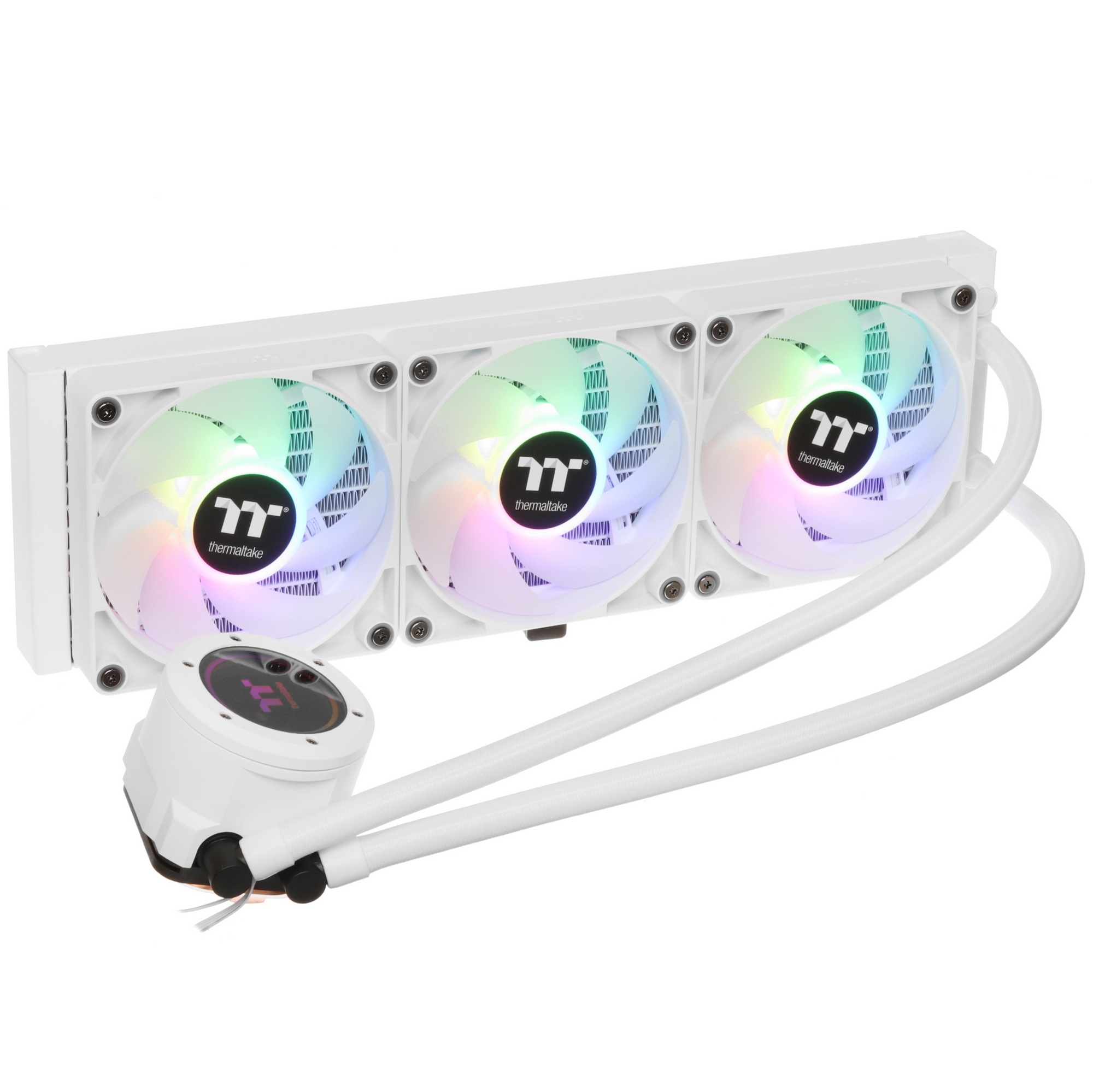 Система водяного охлаждения Thermaltake TH360 V2 Snow ARGB Soc-AM5/AM4/1200/1700/1851 белый 4-pin 25