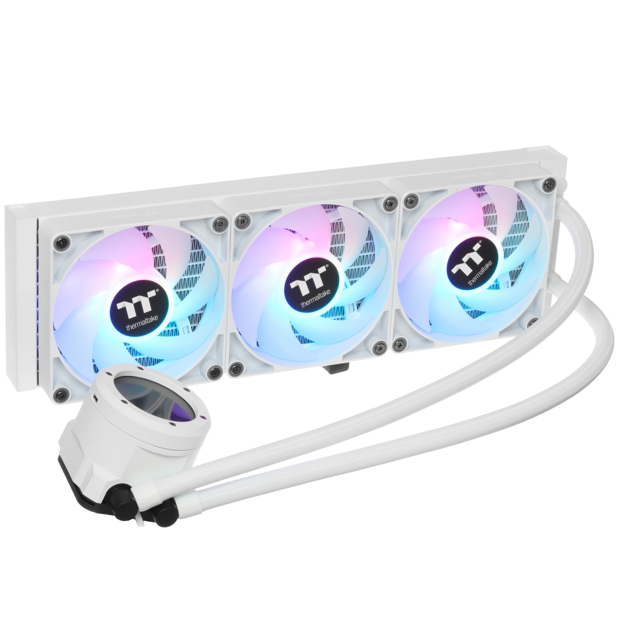 Система водяного охлаждения Thermaltake TH360 V2 Ultra Snow ARGB Soc-AM5/AM4/1200/1700/1851 белый 4-