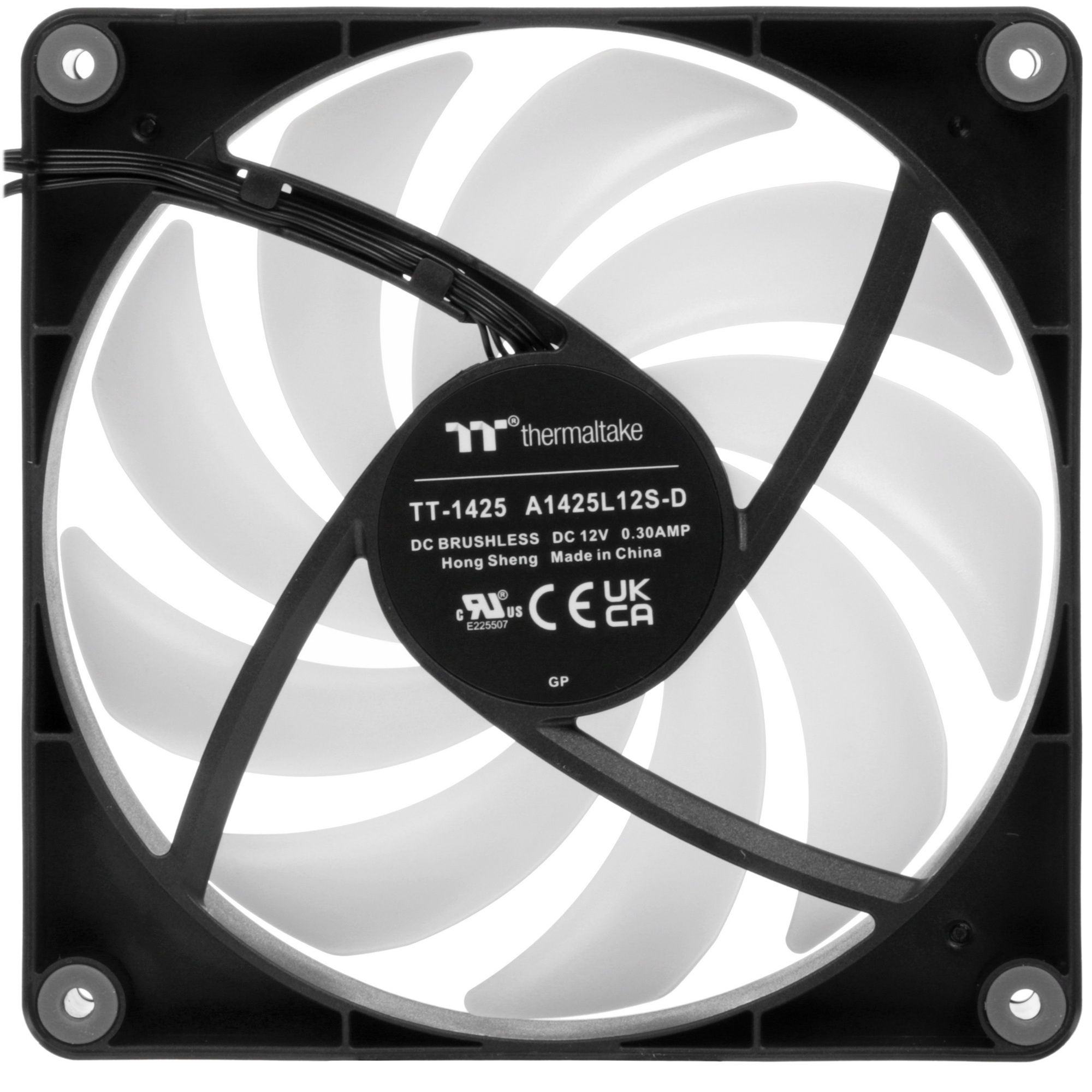 Вентилятор для корпуса Thermaltake CT140 Sync Reverse ARGB 140х140x25 черный 4-pin 32.8дБ (упак.:2шт