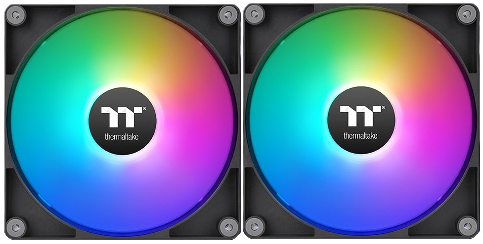Вентилятор для корпуса Thermaltake CT140 Sync Reverse ARGB 140х140x25 черный 4-pin 32.8дБ (упак.:2шт