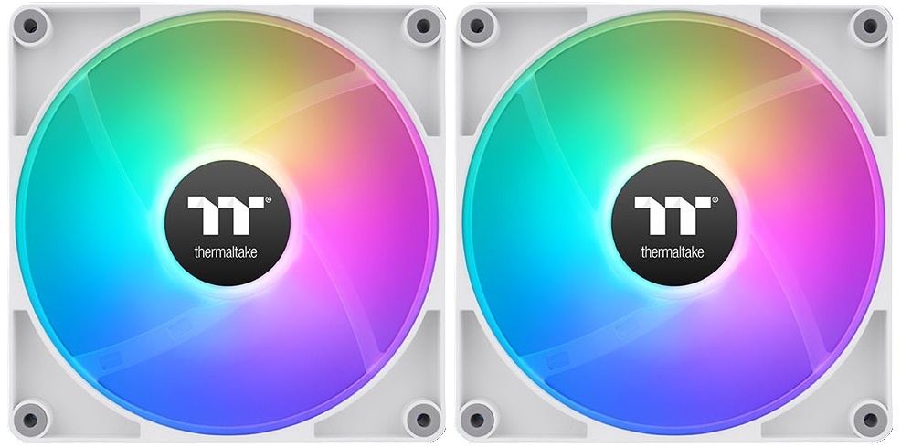 Вентилятор для корпуса Thermaltake CT140 Sync Reverse ARGB 140х140x25 белый 4-pin 32.8дБ (упак.:2шт)
