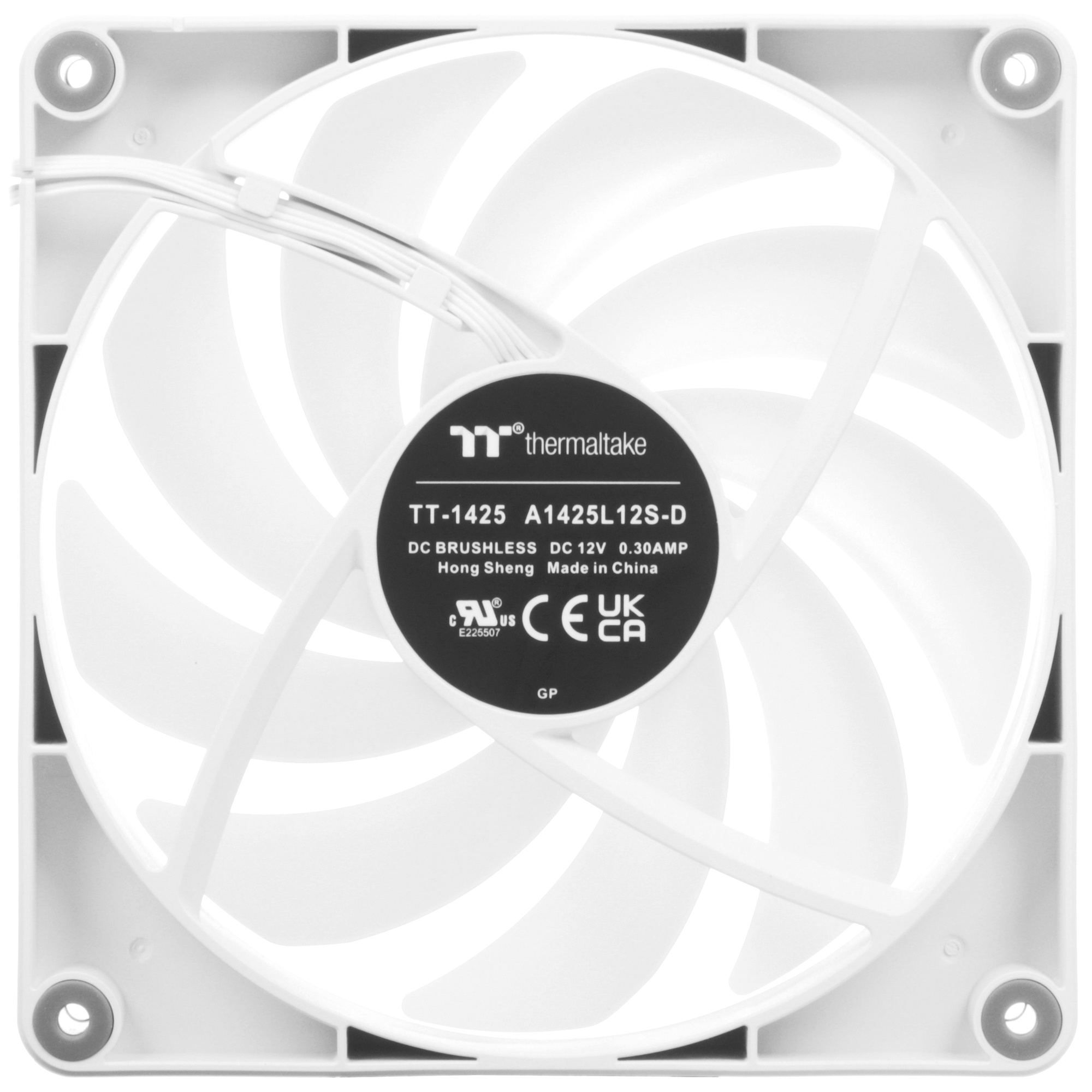 Вентилятор для корпуса Thermaltake CT140 Sync Reverse ARGB 140х140x25 белый 4-pin 32.8дБ (упак.:2шт)
