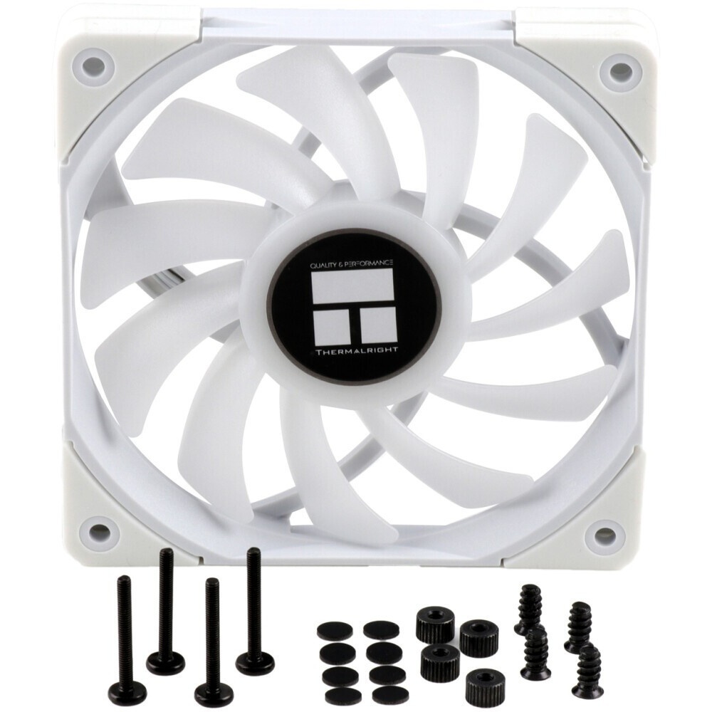 Вентилятор для корпуса Thermalright TL-C12015W-S ARGB 120х120x15 белый 4-pin 24.1дБ (TL-C12015W-S-AR