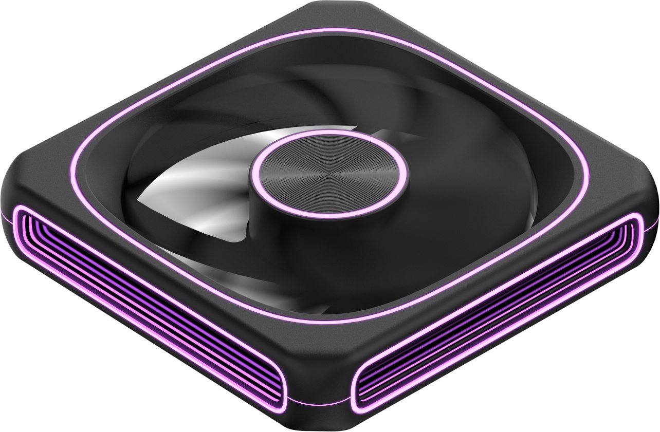 Вентилятор для корпуса Formula Air Fusion 1 BK ARGB 120х120x28 черный 4-pin 36.93дБ (упак.:1шт) Ret