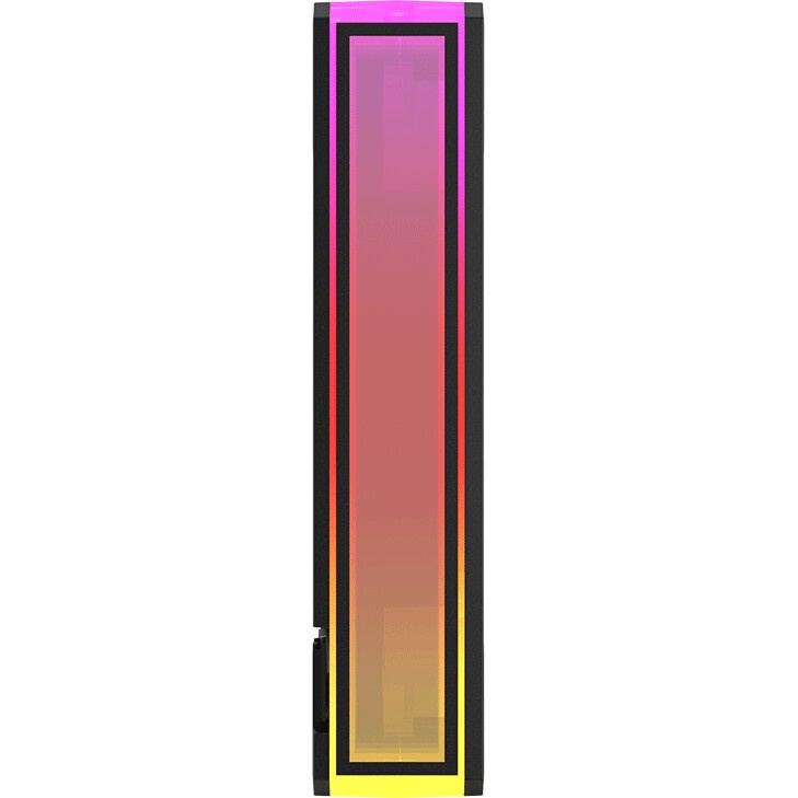 Вентилятор для корпуса Bloody CF-11 LCD ARGB 120х120x25 белый 4-pin 32дБ (упак.:1шт) (CF-11-ARGB120-