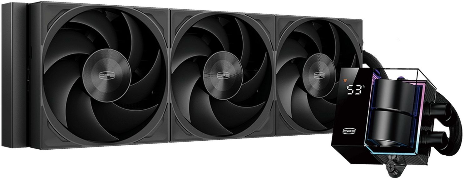 Система водяного охлаждения PcCooler DS360 Pro Digital ARGB Soc-AM5/AM4/1200/1700/1851 черный 4-pin