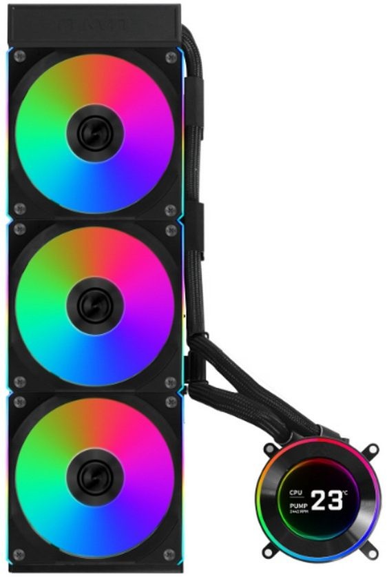 Система водяного охлаждения Lian-Li HydroShift II LCD-C 360CL ARGB Soc-AM5/AM4/1700/1851 черный 4-pi