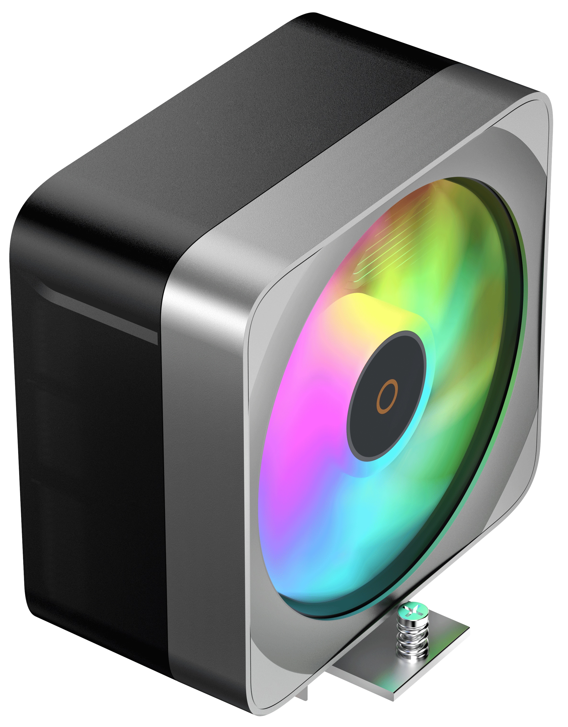 Кулер для процессора Ocypus Delta A40 EX BK ARGB, 120mm ARGB FAN, 4 HEAT PIPES, 4-PIN PWM, 500-1800