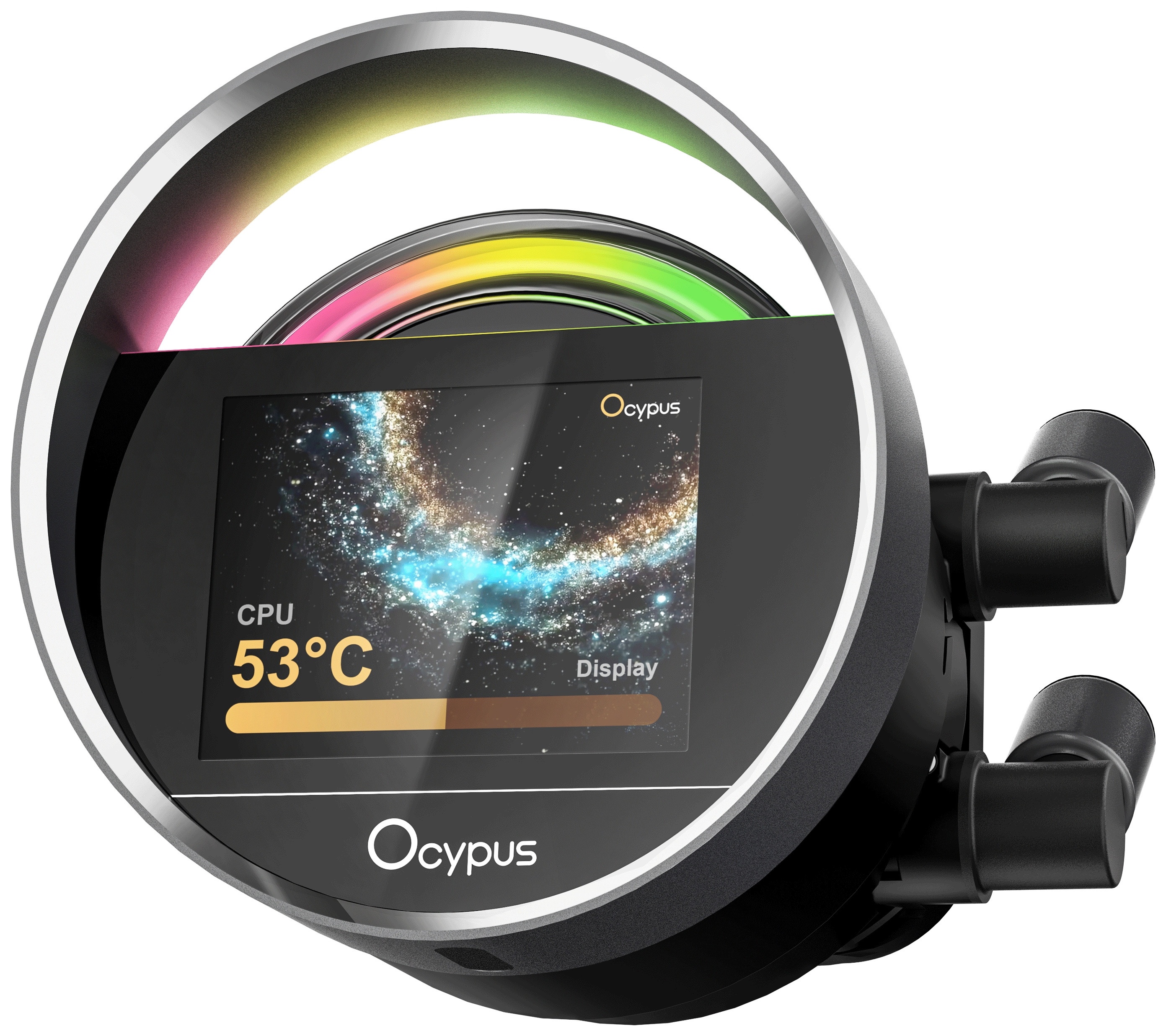Система охлаждения Ocypus Sigma L36 BK ARGB, 360mm, LCD Pump 2.4", 3x120mm ARGB fans, LGA115X/1200/1