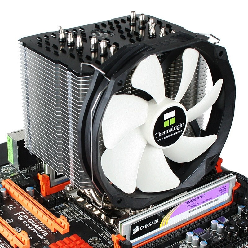 Устройство охлаждения(кулер) Thermalright ARO-M14O Soc-AM5/AM4 черный/белый 4-pin 15-21dB Al+Cu 240W