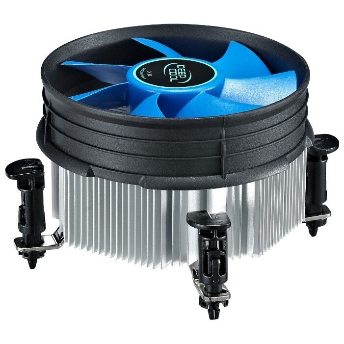 Кулер для процессора DEEPCOOL ICE BLADE 100 PWM 1700 синий, 92 мм, алюминий/медь, 2200 об/мин, 29 дБ