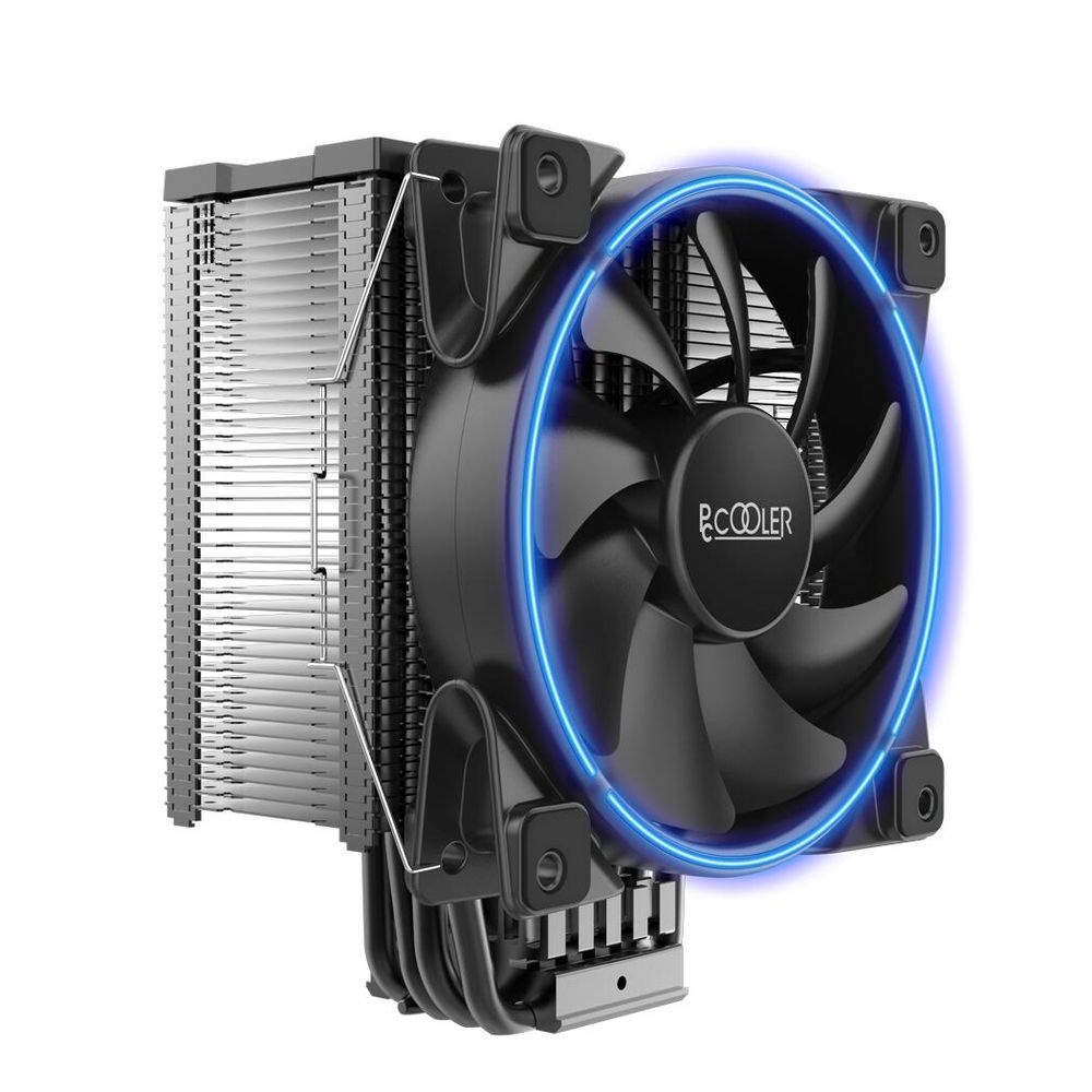 Кулер PCCooler GI-X6B V2 S775/115X/20XX/AM2/AM3/AM4 (24 шт/кор, TDP 160W, вент-р 120мм с PWM, Blue L