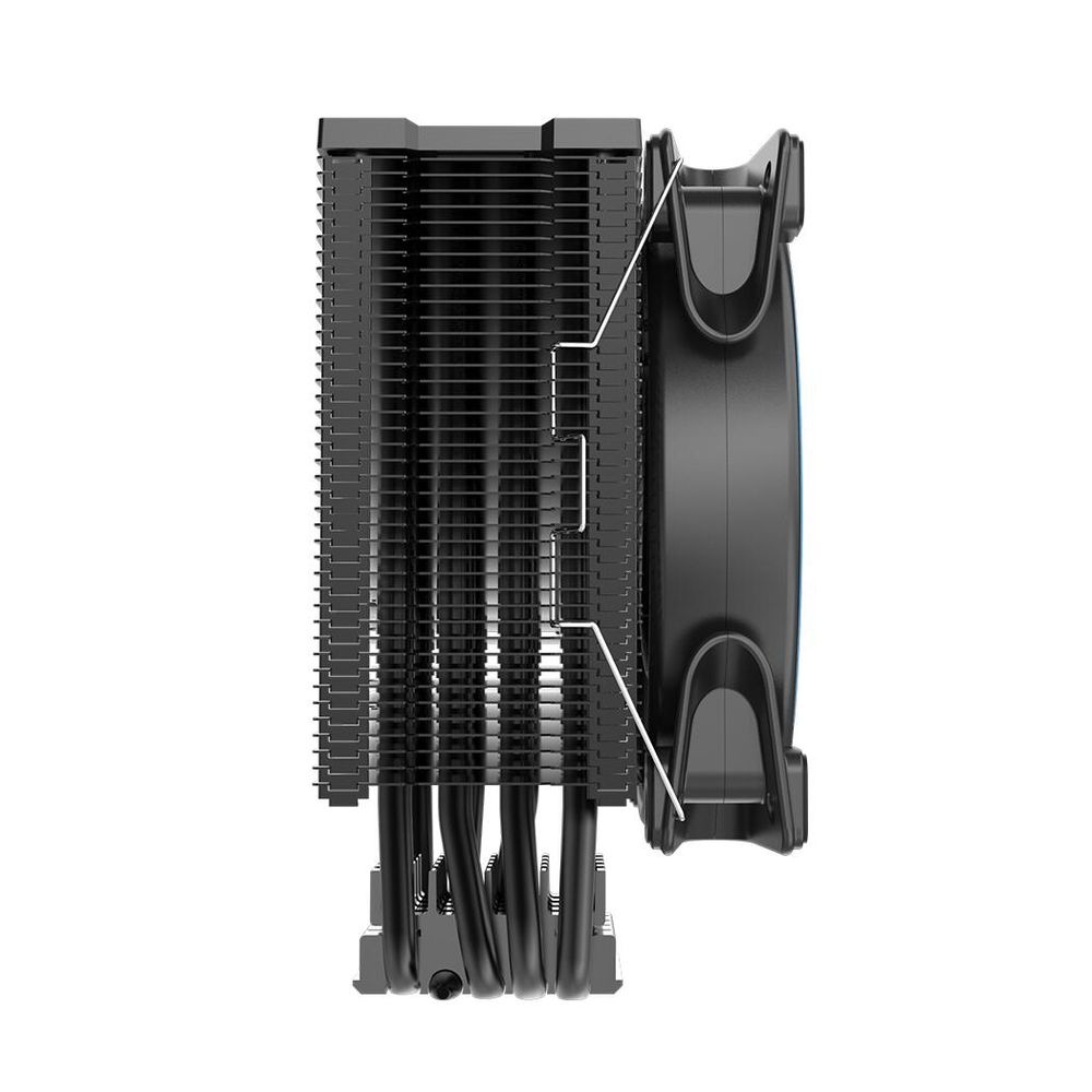 Кулер PCCooler GI-X6B V2 S775/115X/20XX/AM2/AM3/AM4 (24 шт/кор, TDP 160W, вент-р 120мм с PWM, Blue L