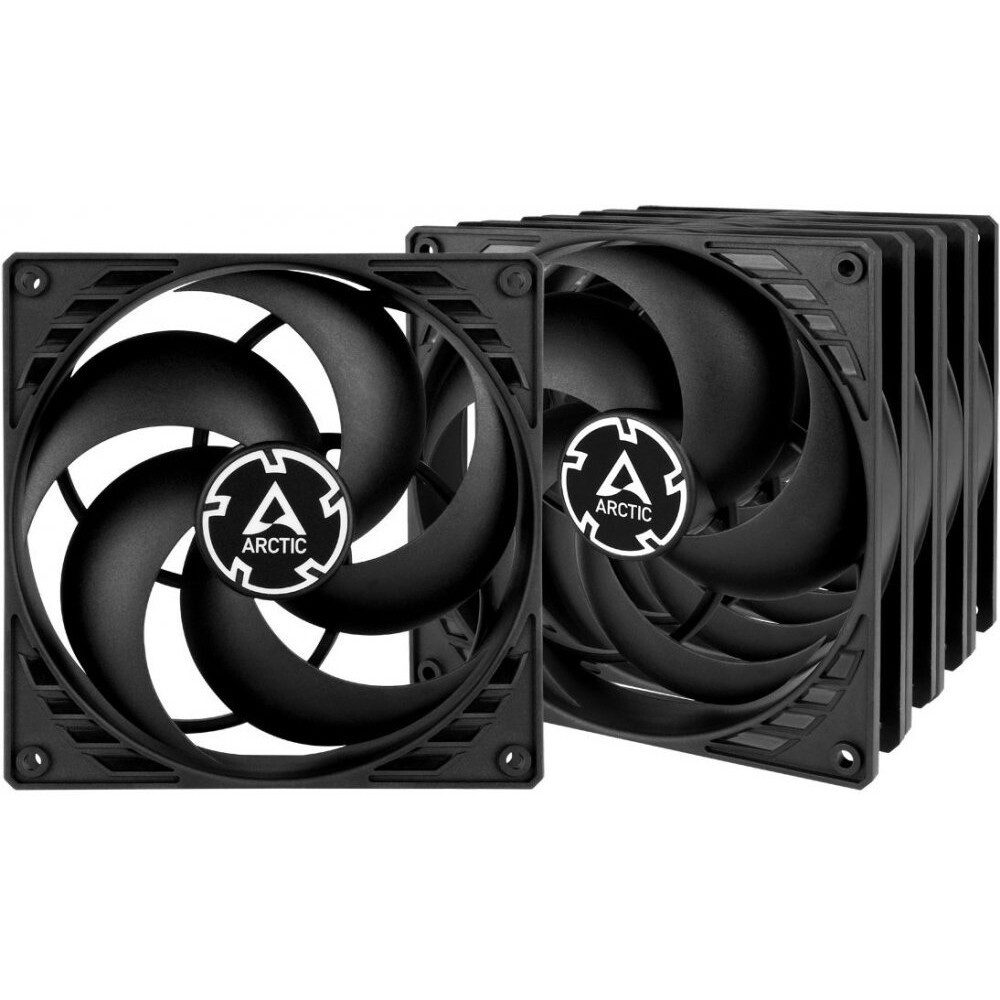 Вентиляторы для корпуса ПК Arctic F14 Black Value Pack Black 5 штук (ACFAN00233A) (703239)