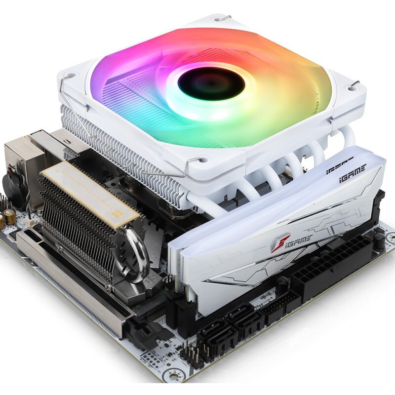 Устройство охлаждения(кулер) Thermalright SI-100-WH-ARGB Soc-AM5/AM4/1151/1200/2066/1700 4-pin 26.1d