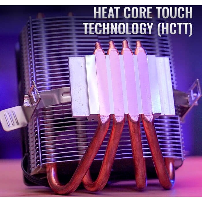 Вентилятор PCCooler Кулер PCCooler R400 ARGB WH S115X/1200/1700/AM4/AM5 (TDP 180W, 90мм ARGB Fan, 4