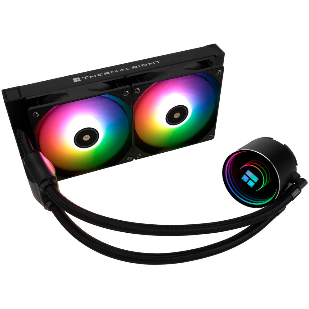 Водяное охлаждение для процессора Thermalright Grand Vision 240 (240mm, LED, Black, ARGB/ Fans: 2x12