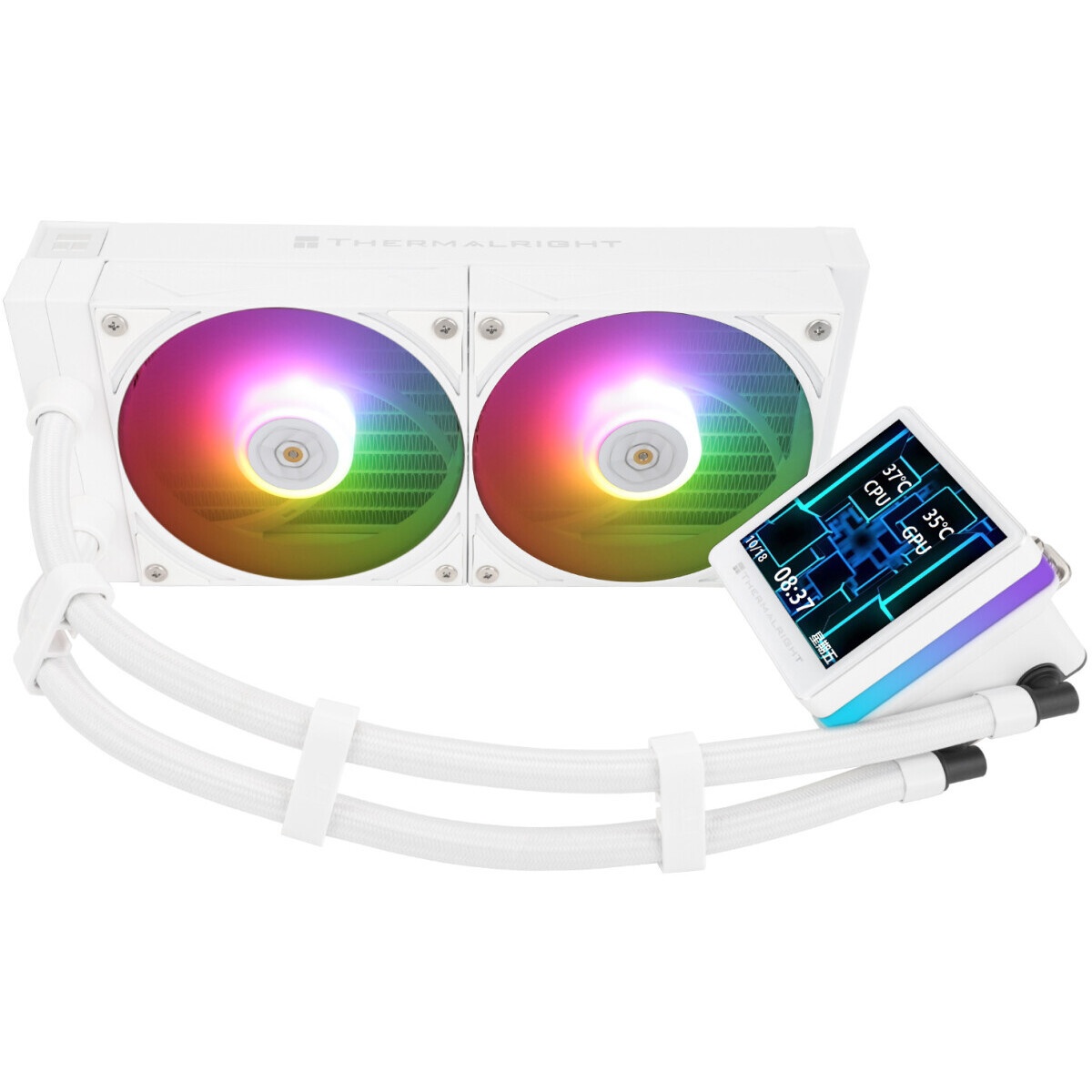 Водяное охлаждение для процессора Thermalright Grand Vision 240 (240mm, LED, Black, ARGB/ Fans: 2x12