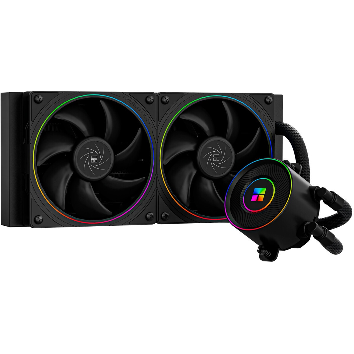 Водяное охлаждение для процессора Thermalright Grand Vision 240 (240mm, LED, Black, ARGB/ Fans: 2x12