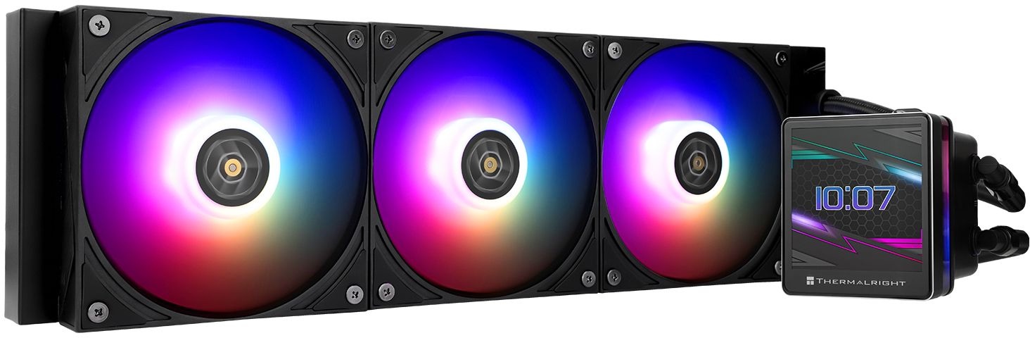 Водяное охлаждение для процессора Thermalright Grand Vision 360 (360mm, LED, Black, ARGB/ Fans: 3x12