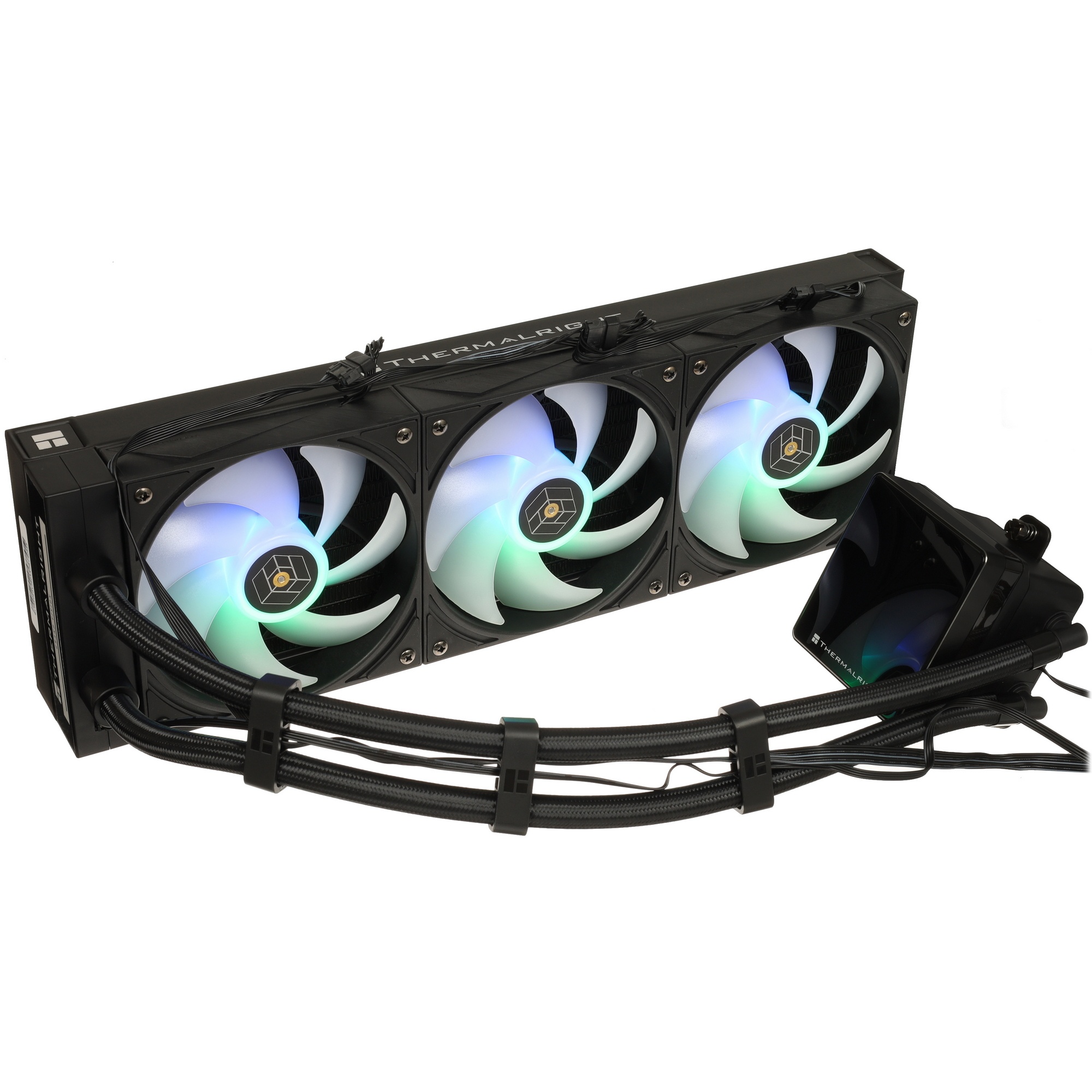 Водяное охлаждение для процессора Thermalright Grand Vision 360 (360mm, LED, Black, ARGB/ Fans: 3x12