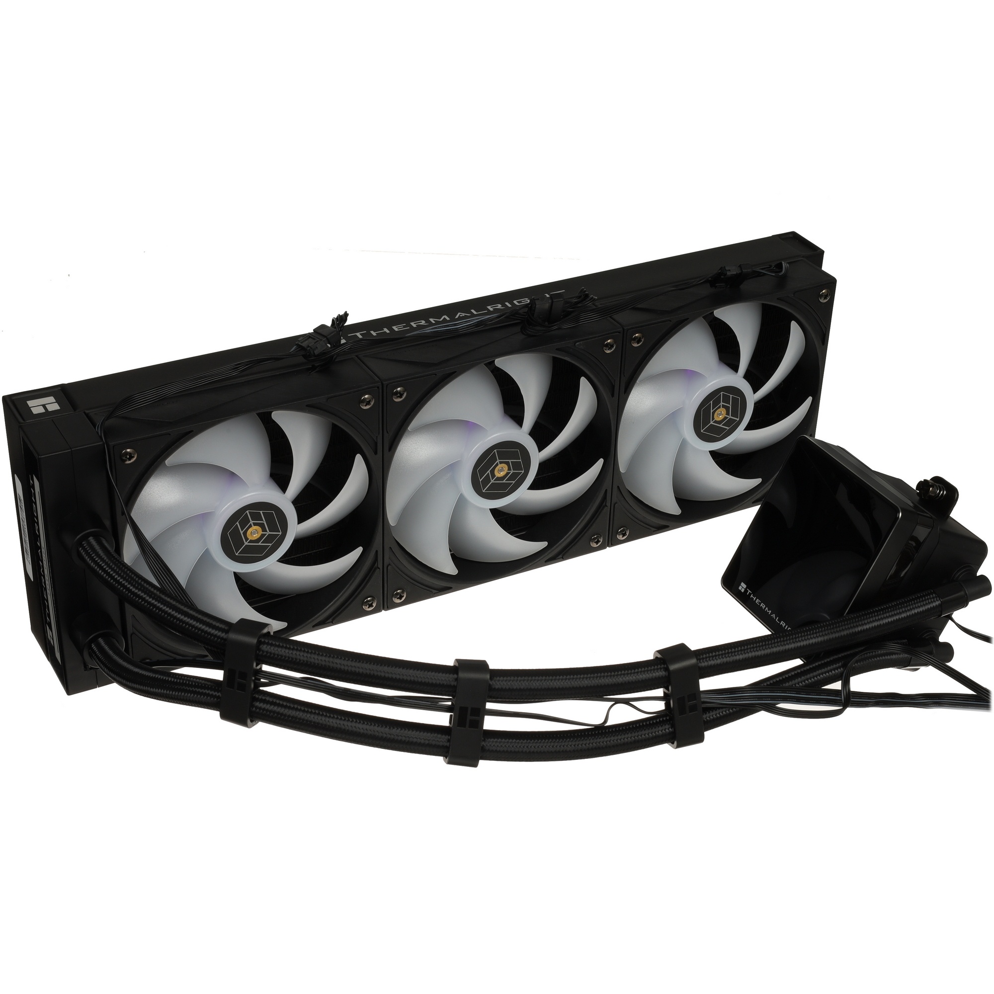Водяное охлаждение для процессора Thermalright Grand Vision 360 (360mm, LED, Black, ARGB/ Fans: 3x12