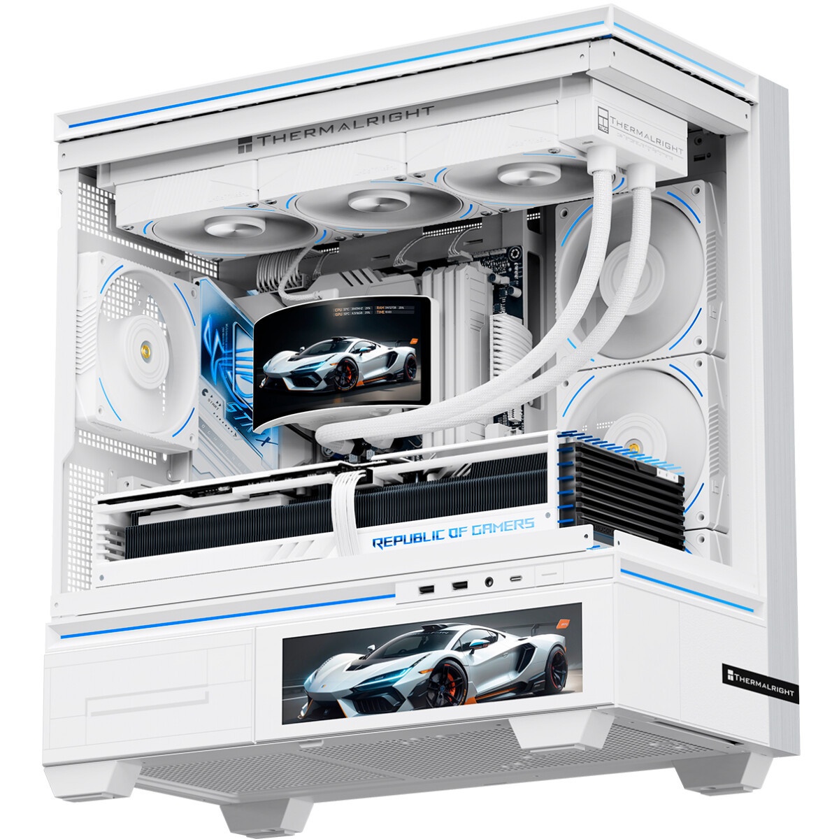 Водяное охлаждение для процессора Thermalright Wonder Vision 360 Turbo (360mm, LED, Black, ARGB/ Fan
