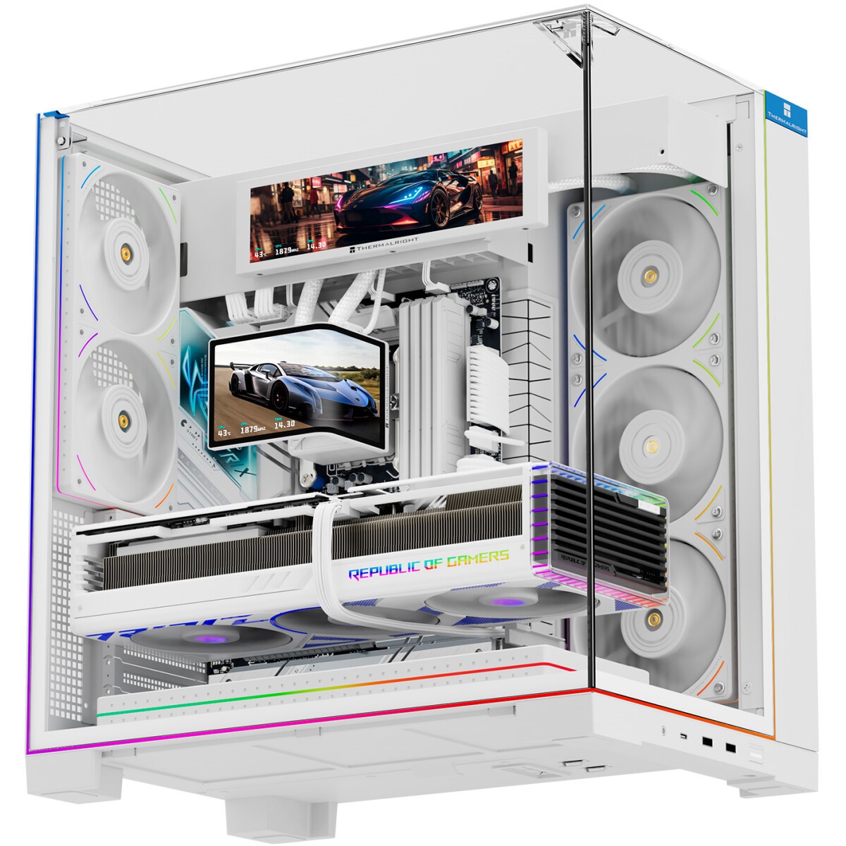 Водяное охлаждение для процессора Thermalright Wonder Vision 360 Turbo (360mm, LED, Black, ARGB/ Fan