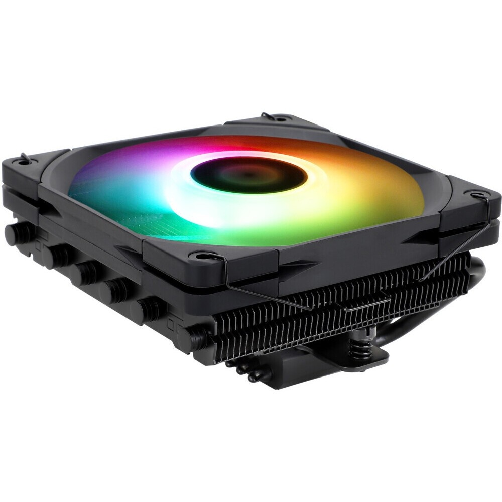 Кулер для процессора Thermalright Phantom Spirit 120 Digital EVO (4-pin PWM, LED temp., 160mm, Ni/CU