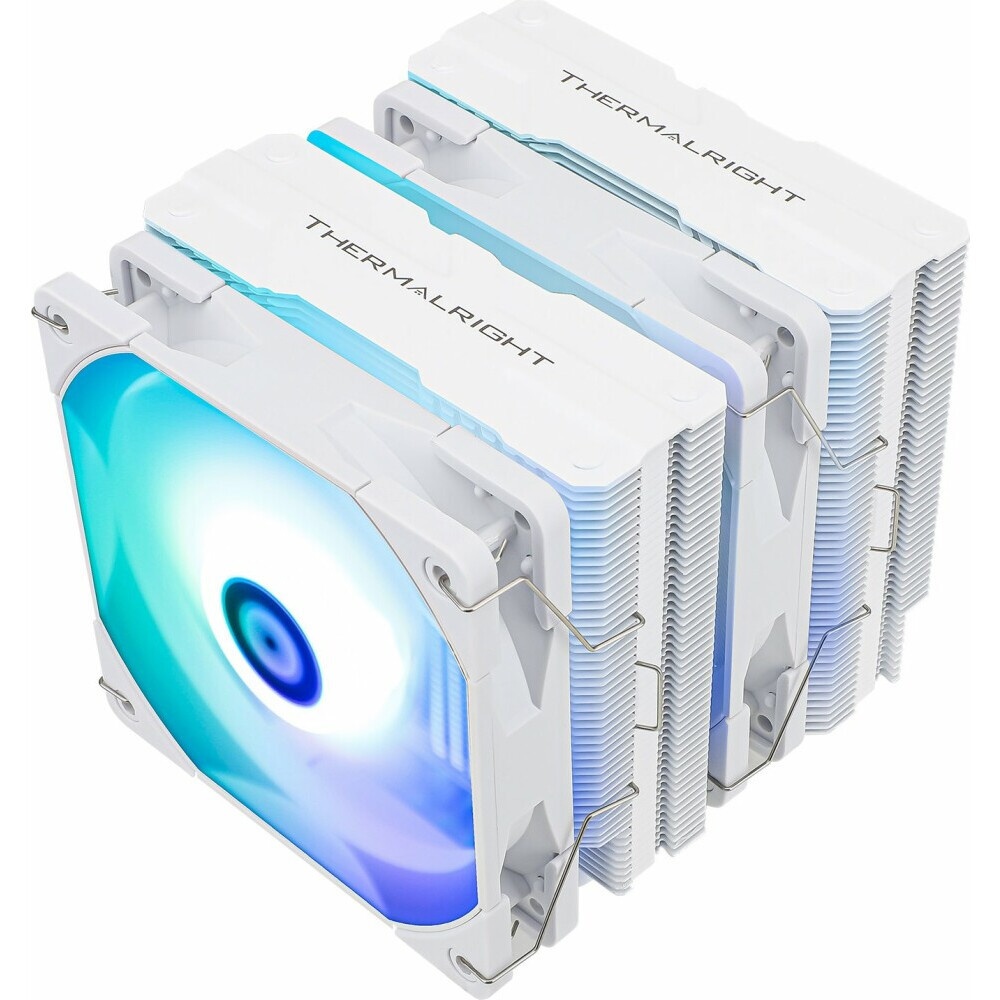 Кулер для процессора Thermalright Phantom Spirit 120 Vision SNOW (4-pin PWM, LED, 160mm, Ni/CU, 7x6m